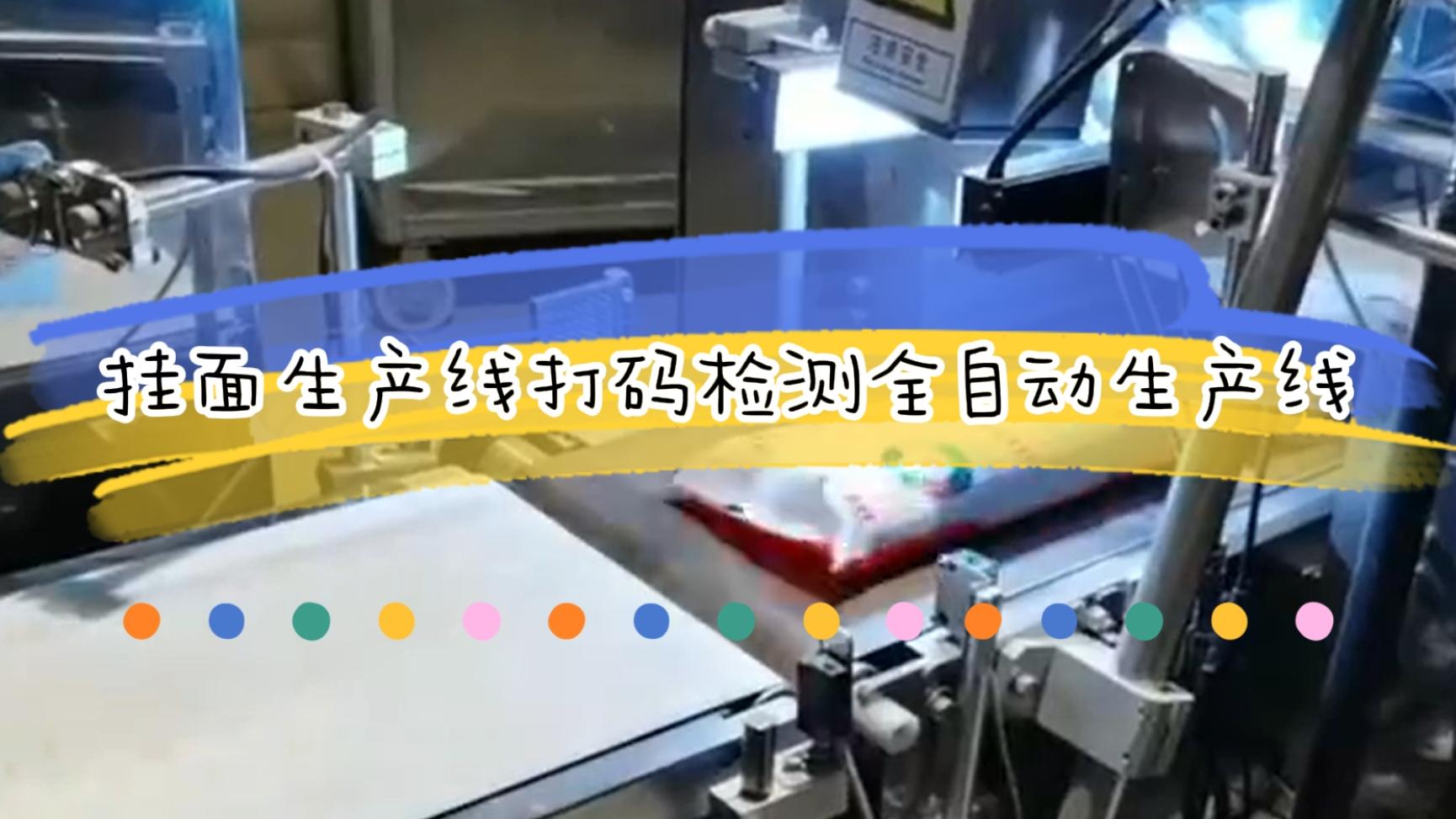 掛面生產(chǎn)流水線(xiàn)，激光日期打碼檢測(cè)全自動(dòng)生產(chǎn)線(xiàn)